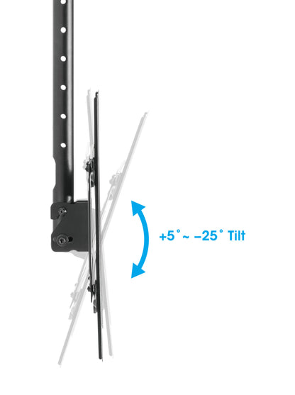 Full-Motion Height-Adjustable TV Ceiling Mount, for 37" to 80" Displays Image 9