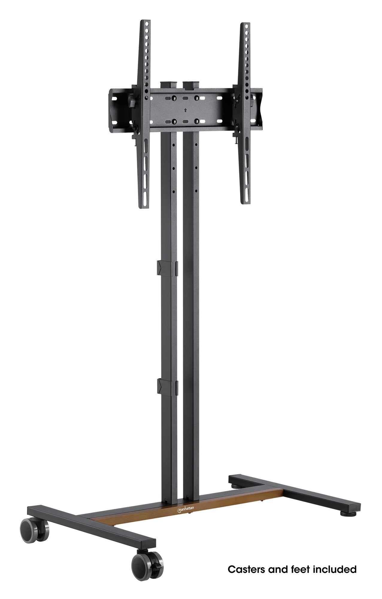 Compact Height-Adjustable TV Cart / Stand, for 34" to 55" Displays Image 8
