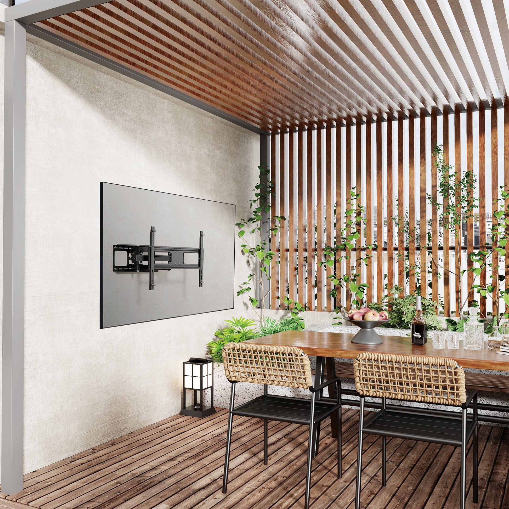 Outdoor Full-Motion TV Wall Mount, for 37" to 86" Displays Image 6