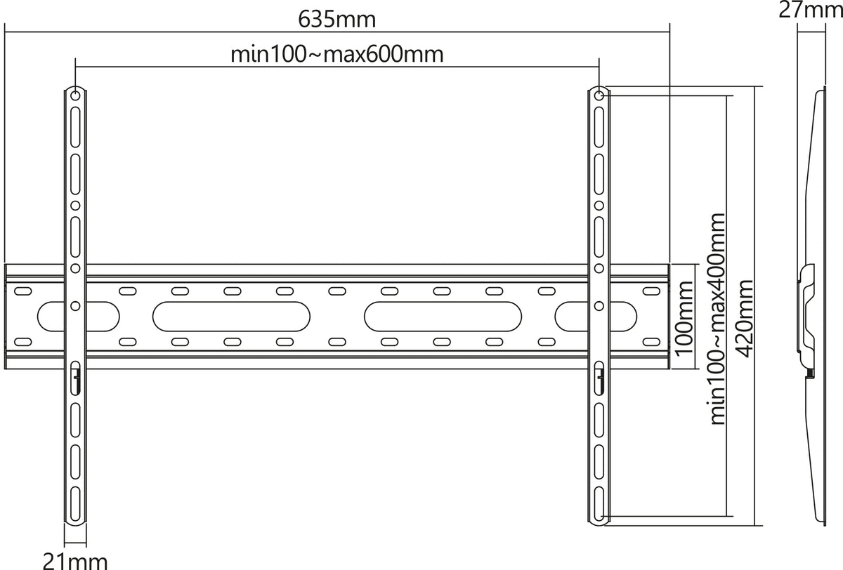 Low-Profile Fixed TV Wall Mount Image 8