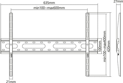 Low-Profile Fixed TV Wall Mount Image 8