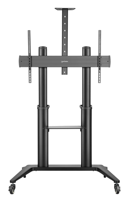 Aluminum Heavy-Duty Large-Screen Height-Adjustable Multimedia TV Cart Image 4