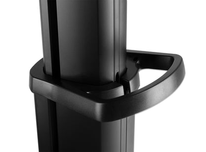 Aluminum Heavy-Duty Large-Screen Height-Adjustable Multimedia TV Cart Image 7