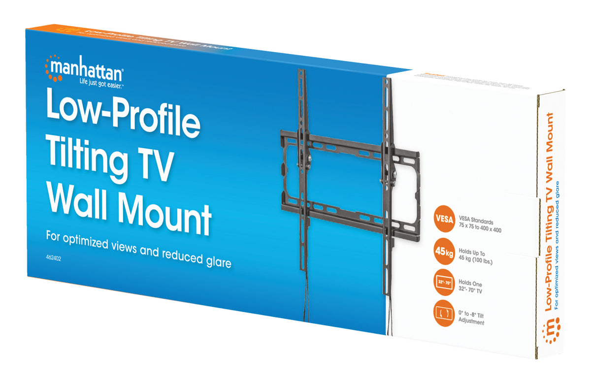 Low-Profile Tilting TV Wall Mount, for 32" to 70" Displays Packaging Image 2