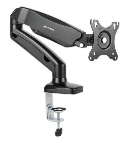 Aluminum Gas Spring Single Monitor Desk Mount Image 3
