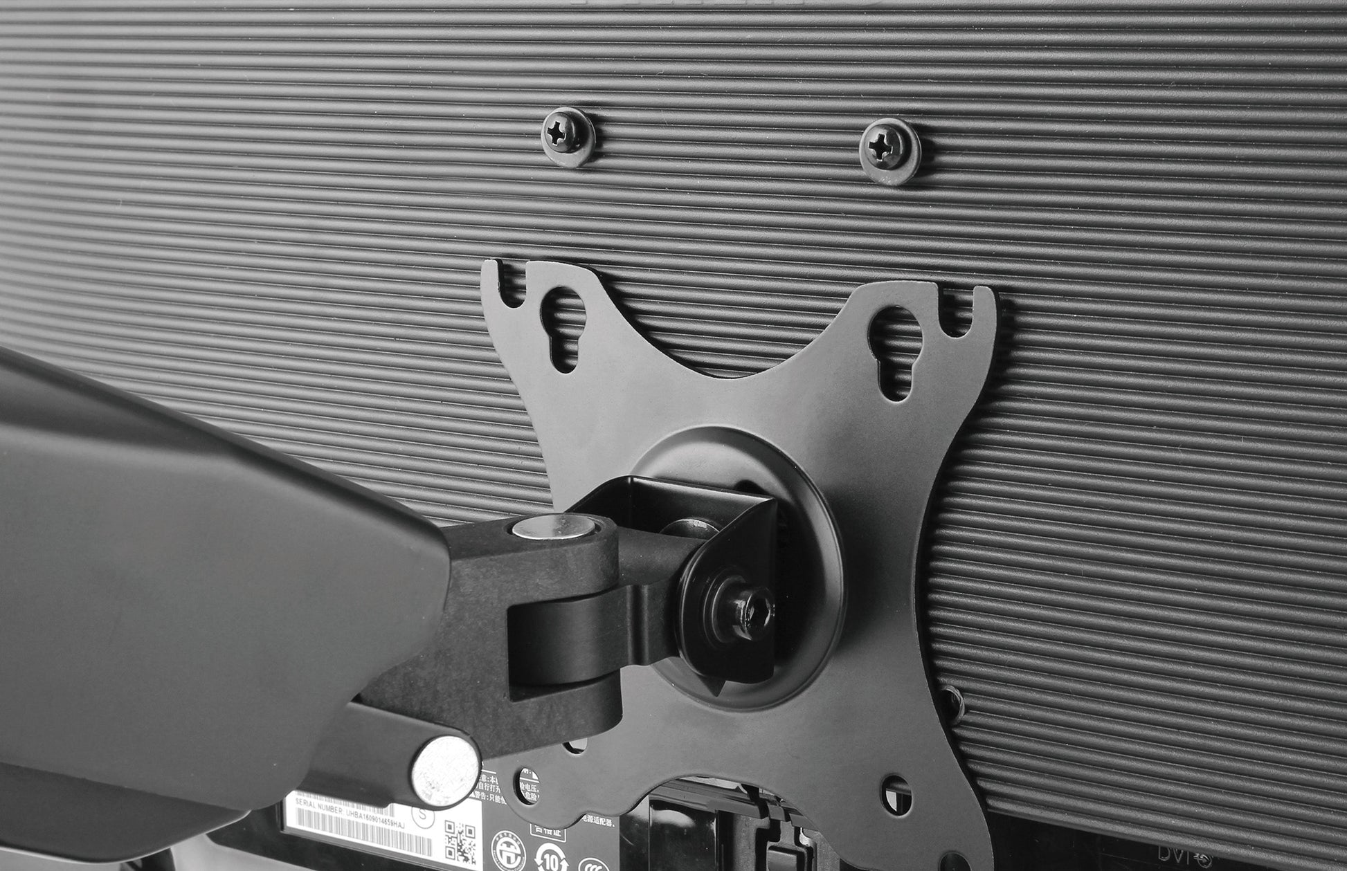 Aluminum Gas Spring Single Monitor Desk Mount Image 7