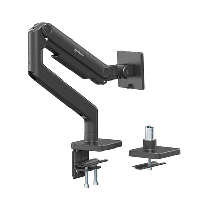Heavy-Duty Aluminum Mechanical Spring Single Monitor Desk Mount,  for 17" to 49" Displays Image 11
