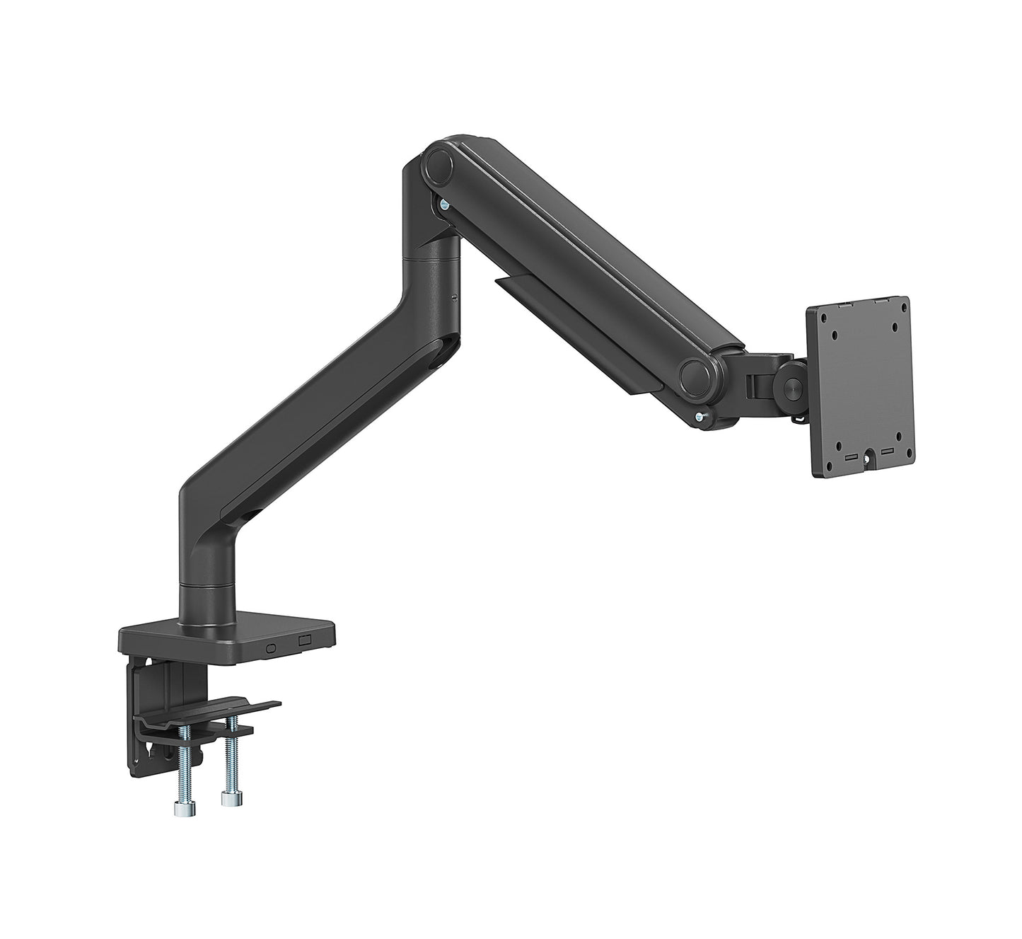 Heavy-Duty Aluminum Mechanical Spring Single Monitor Desk Mount,  for 17" to 49" Displays Image 9