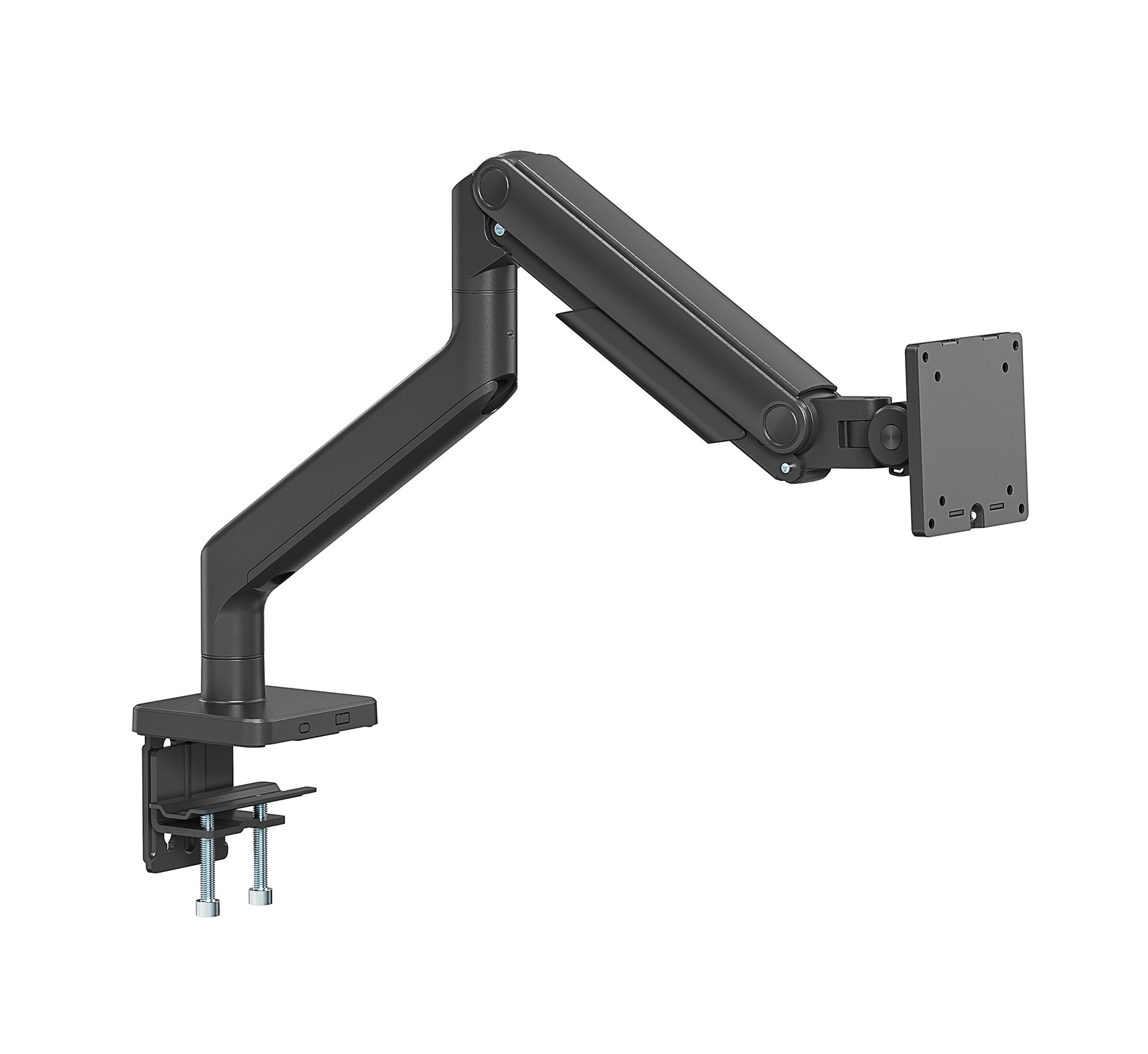 Heavy-Duty Aluminum Mechanical Spring Single Monitor Desk Mount,  for 17" to 49" Displays Image 9