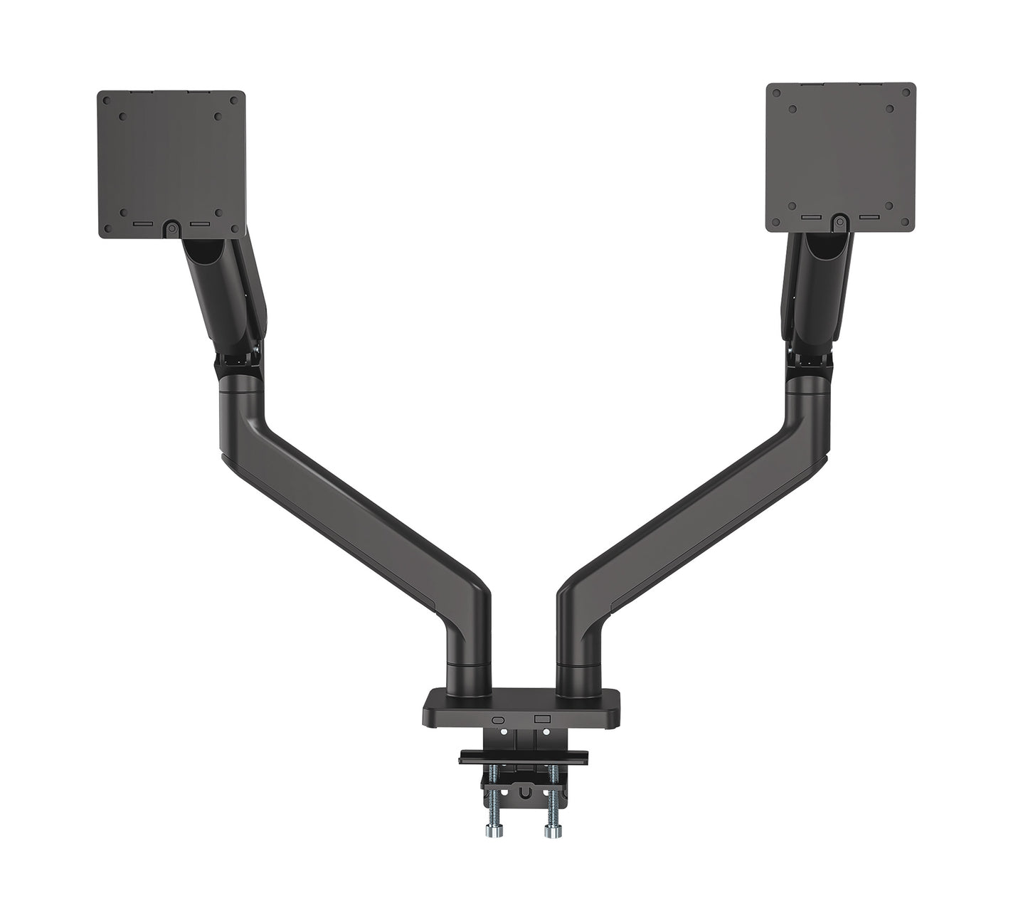 Heavy-Duty Aluminum Mechanical Spring Dual Monitor Desk Mount Image 5