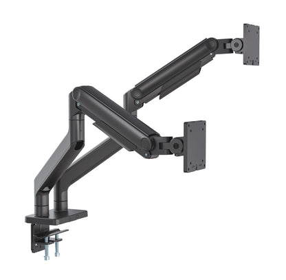 Heavy-Duty Aluminum Mechanical Spring Dual Monitor Desk Mount Image 7