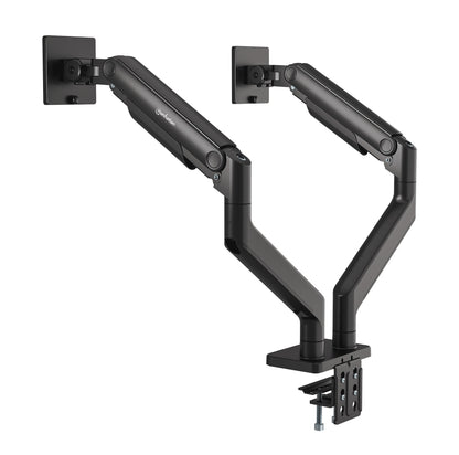 Heavy-Duty Aluminum Mechanical Spring Dual Monitor Desk Mount Image 8
