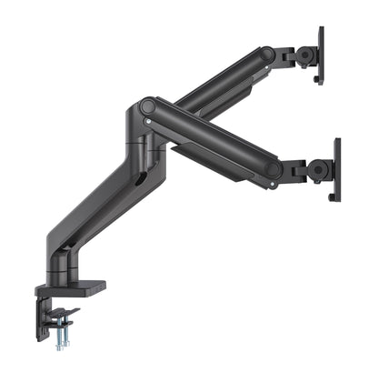 Heavy-Duty Aluminum Mechanical Spring Dual Monitor Desk Mount Image 10