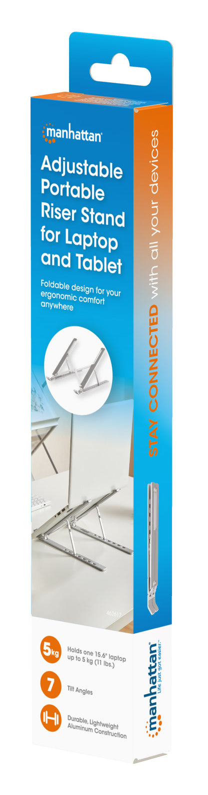 Adjustable Portable Riser Stand for Laptop and Tablet Packaging Image 2
