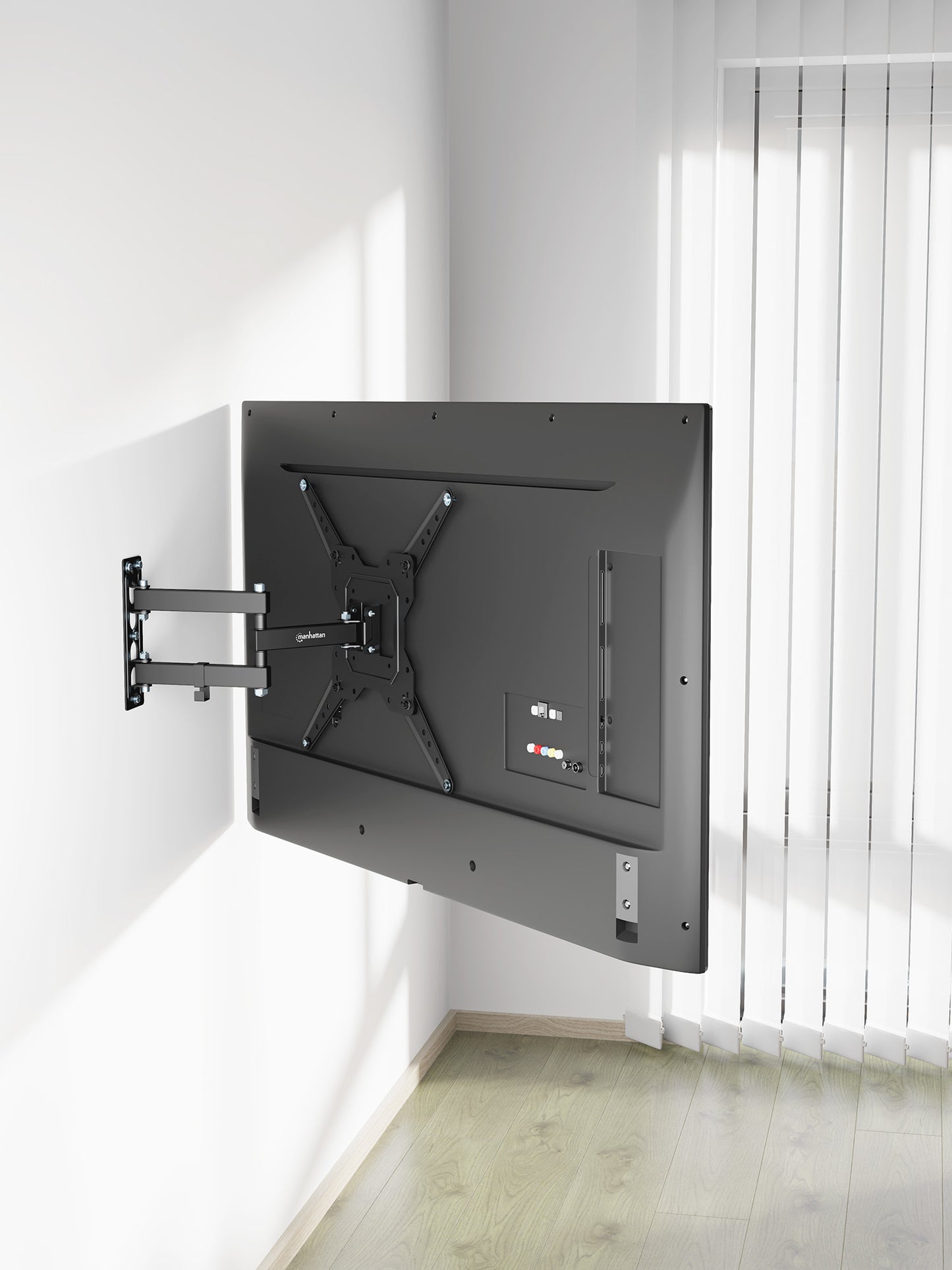 Full Motion TV Wall Mount with Articulating Arm, for 23" to 55" Displays Image 3