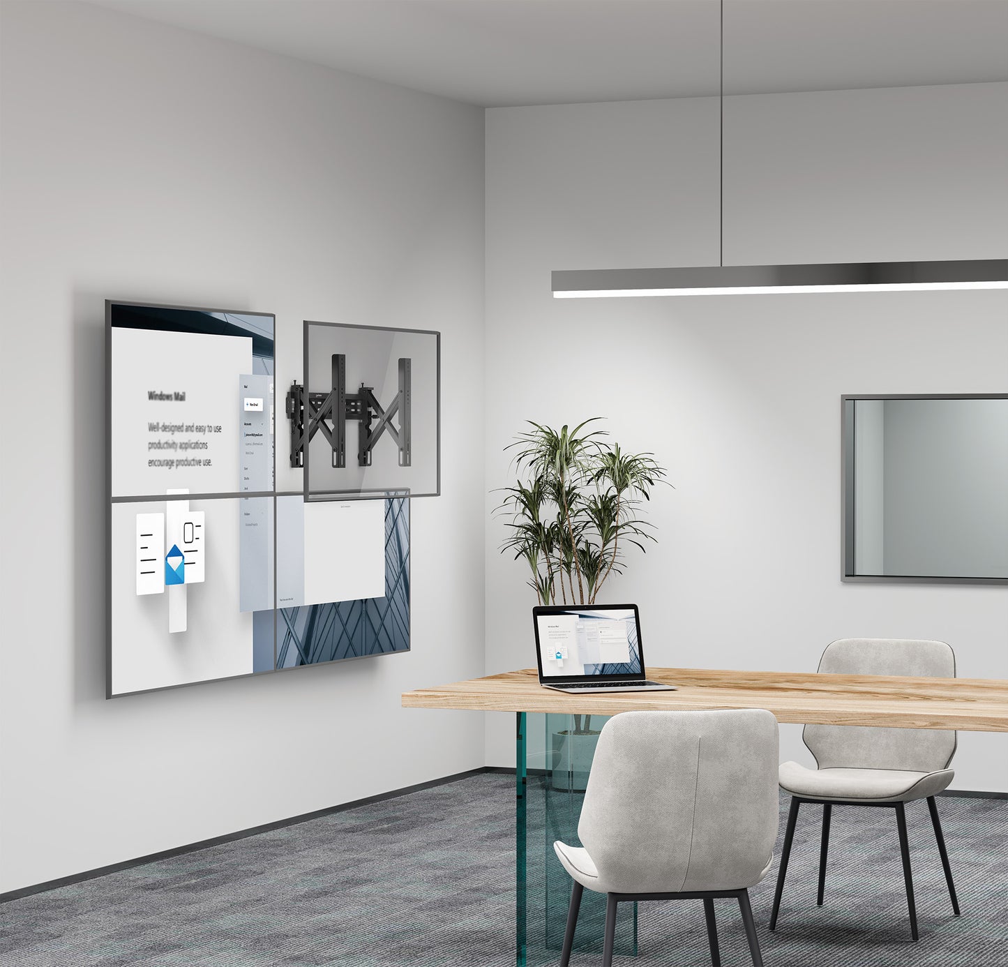 Adjustable Video Wall Mount with Pop-Out Design Image 9