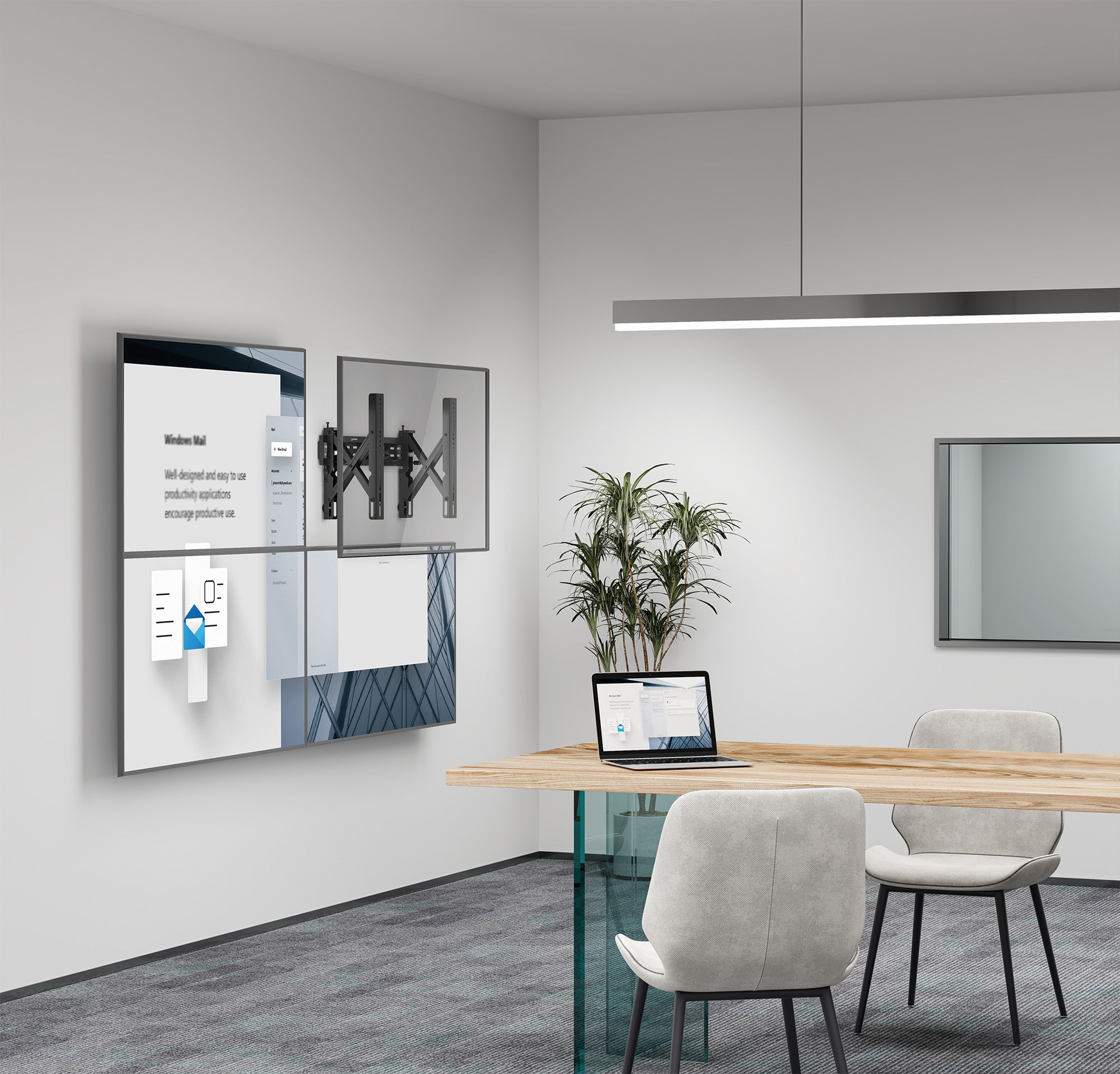 Adjustable Video Wall Mount with Pop-Out Design Image 9