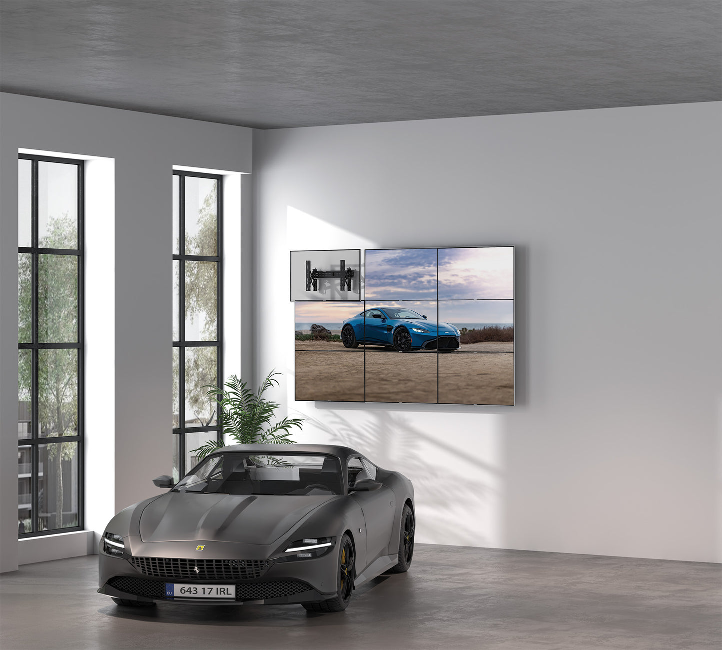 Adjustable Video Wall Mount with Pop-Out Design Image 10