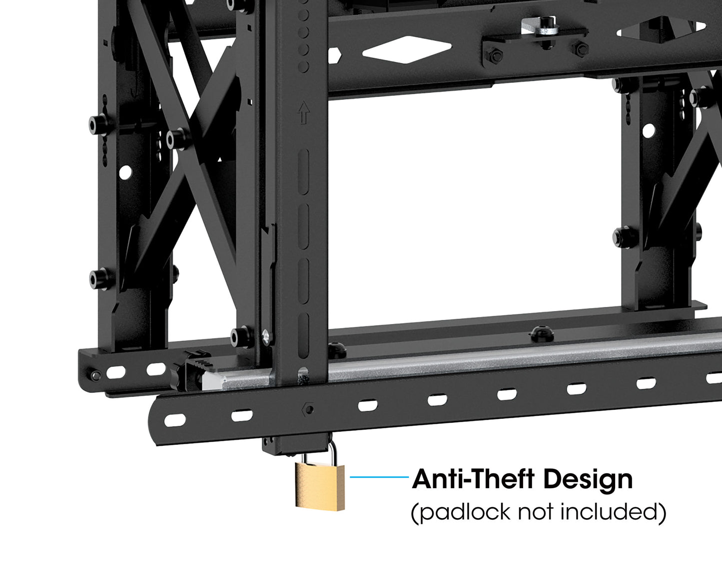 Full-Motion Video Wall Mount with Pop-Out Design, for 45" to 70" Displays Image 5