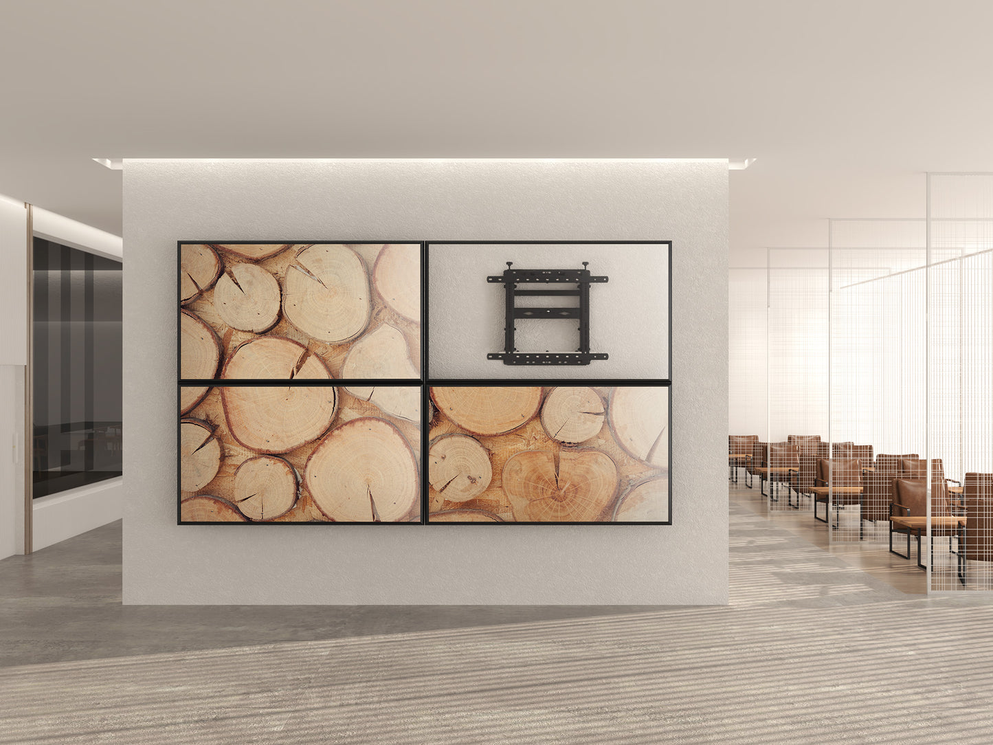 Full-Motion Video Wall Mount with Pop-Out Design, for 45" to 70" Displays Image 6