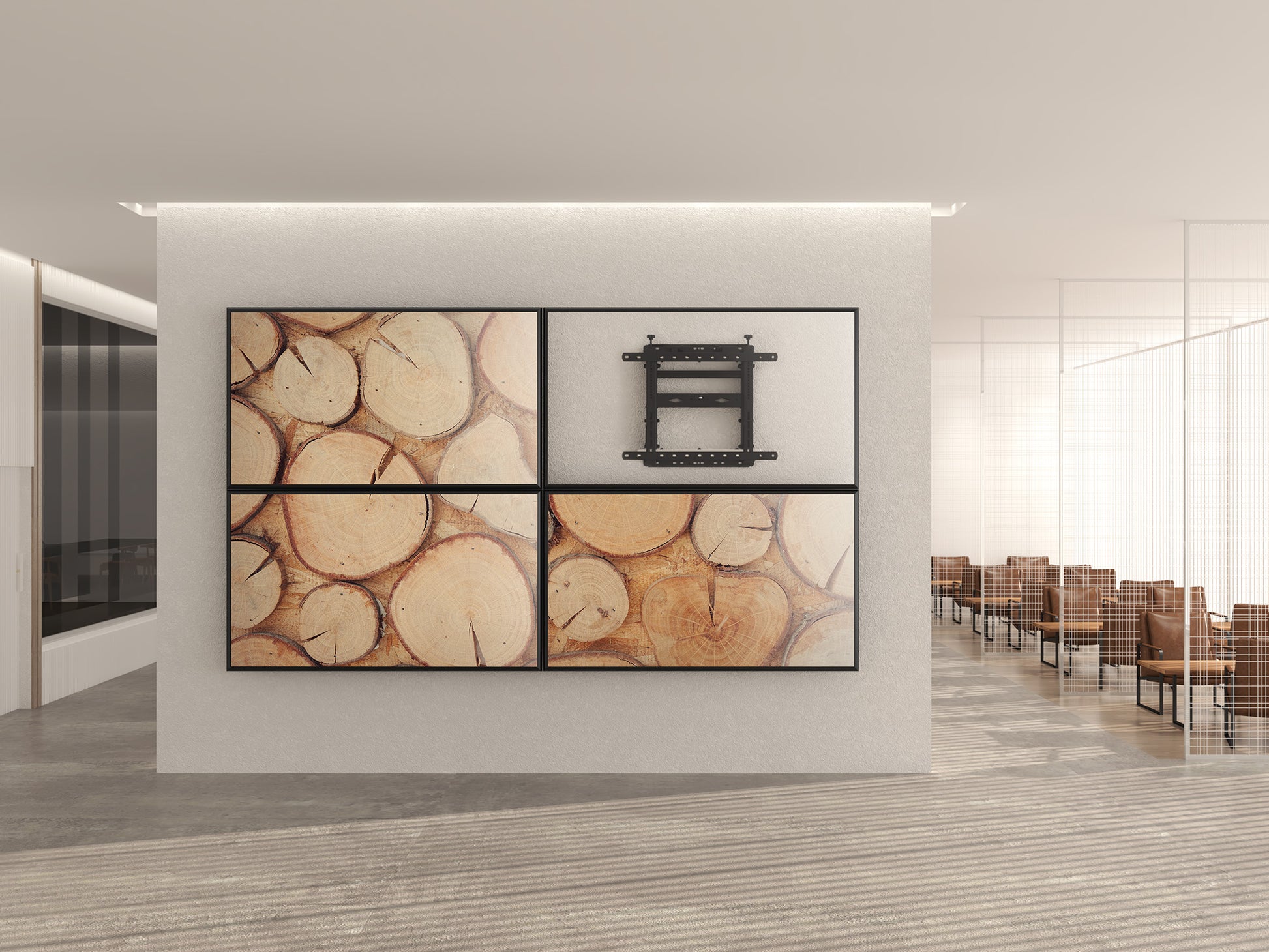 Full-Motion Video Wall Mount with Pop-Out Design, for 45" to 70" Displays Image 6