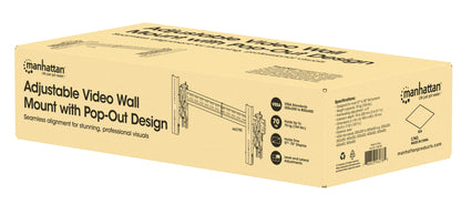 Adjustable Video Wall Mount with Pop-Out Design, for 37" to 80" Displays Packaging Image 2