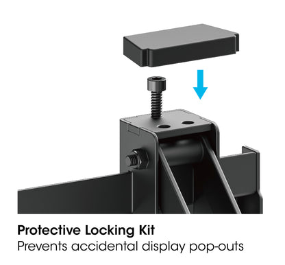 Adjustable Video Wall Mount with Pop-Out Design, for 37" to 80" Displays Image 12