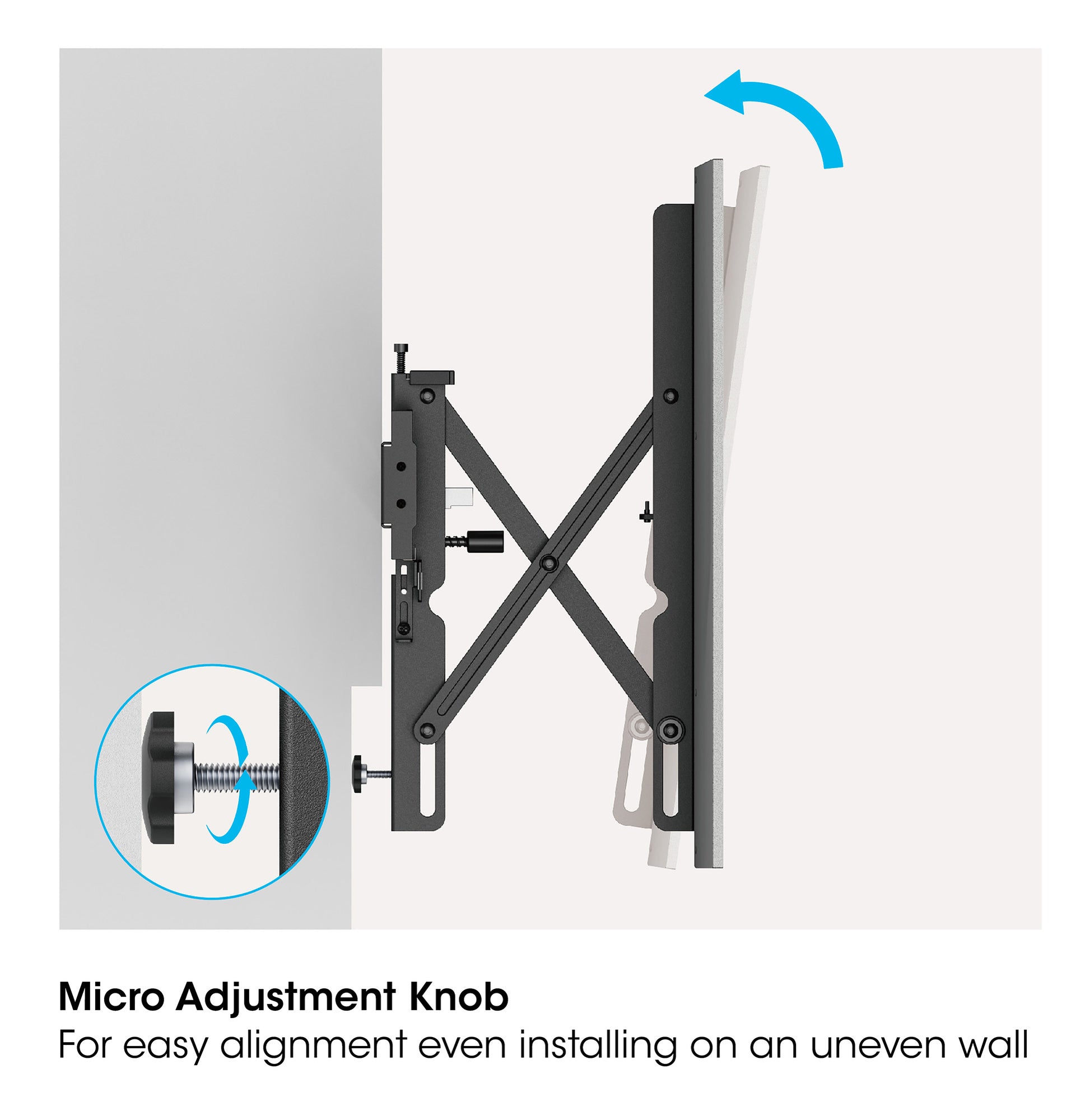 Adjustable Video Wall Mount with Pop-Out Design, for 37" to 80" Displays Image 13