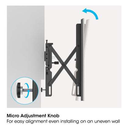 Adjustable Video Wall Mount with Pop-Out Design, for 37" to 80" Displays Image 13