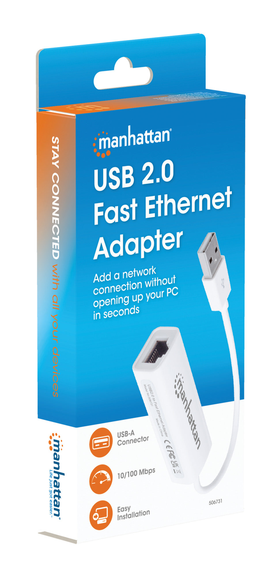 USB 2.0 Fast Ethernet Adapter Packaging Image 2