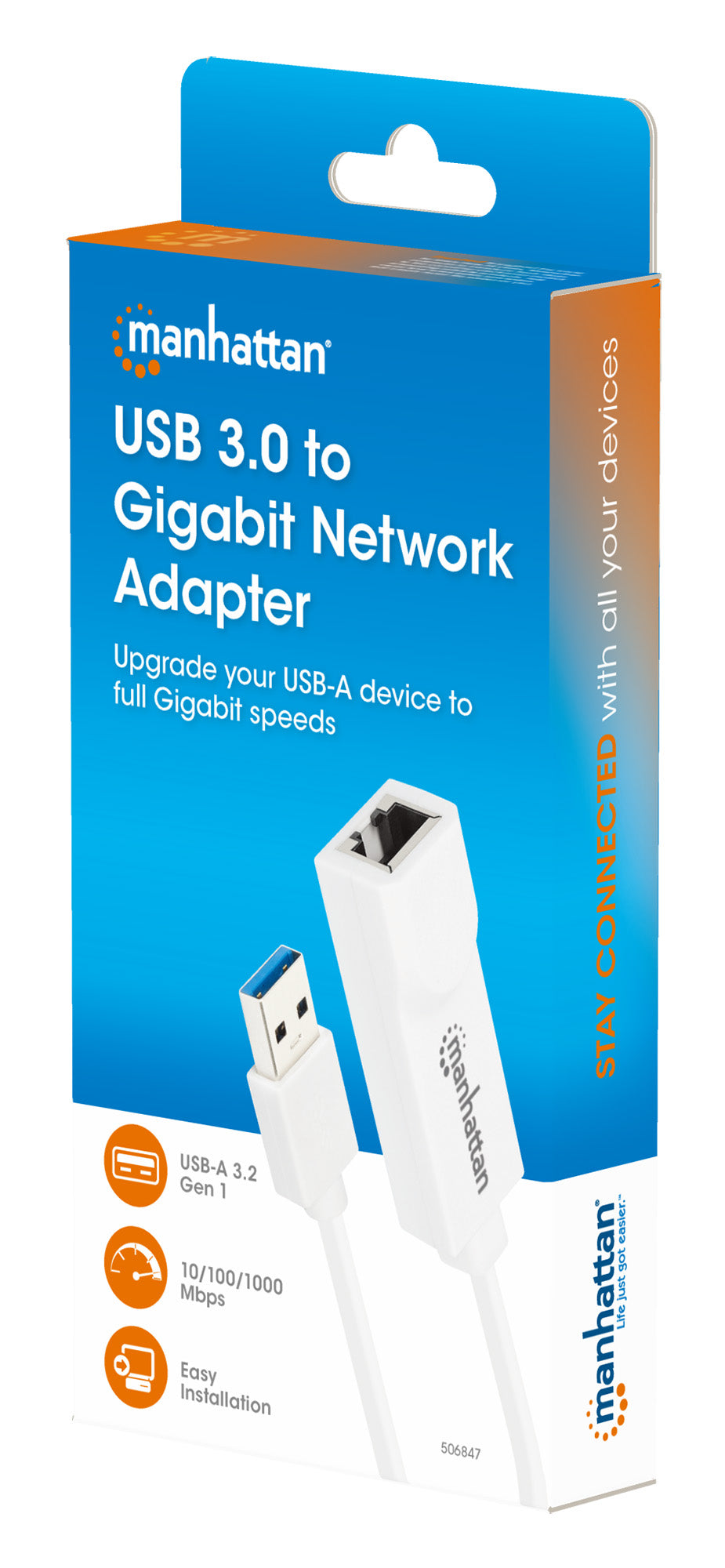 USB 3.0 to Gigabit Network Adapter Packaging Image 2
