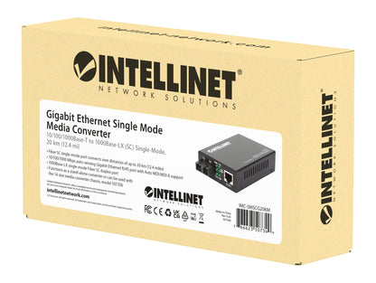 Gigabit Ethernet Single-Mode Media Converter Packaging Image 2