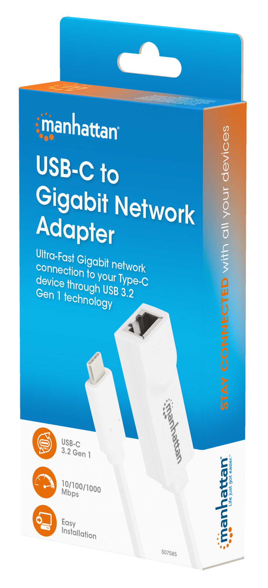 USB-C to Gigabit Network Adapter Packaging Image 2