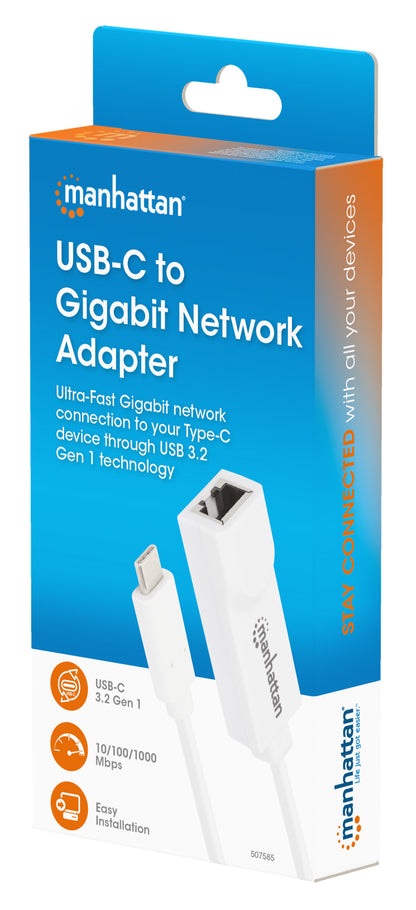 USB-C to Gigabit Network Adapter Packaging Image 2