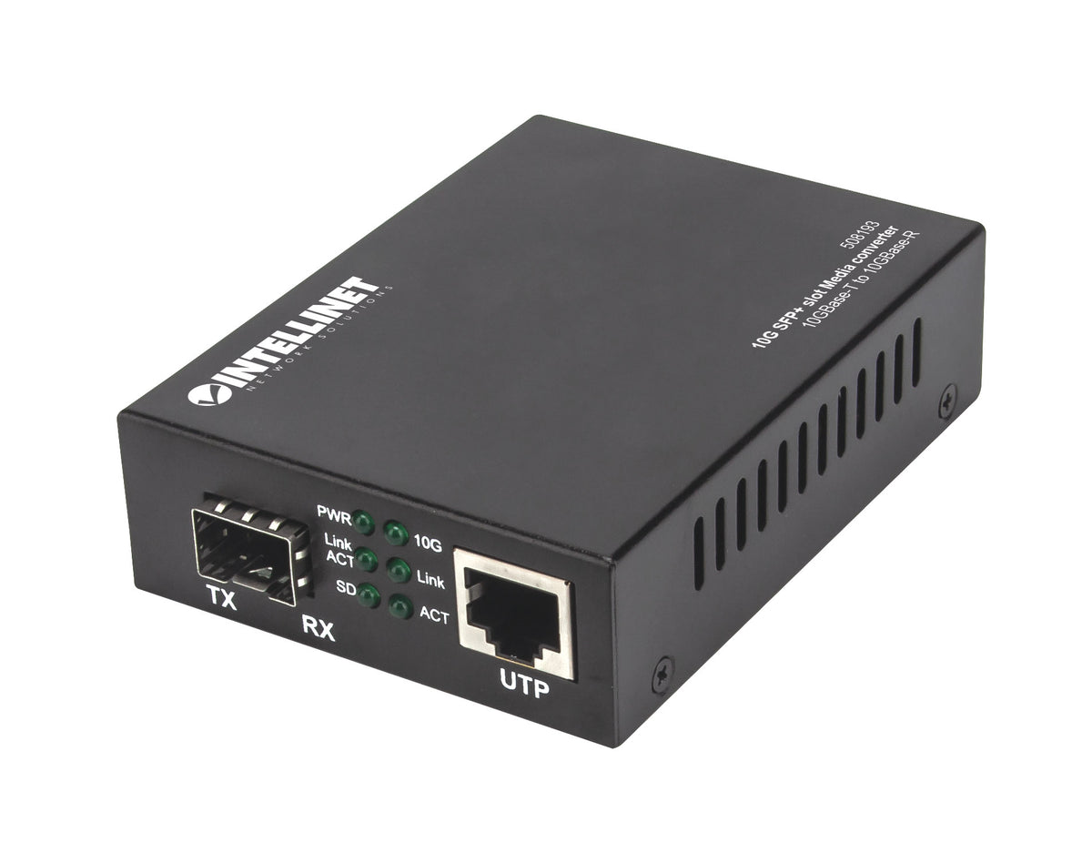 10GBase-T to 10GBase-R Media Converter Image 1