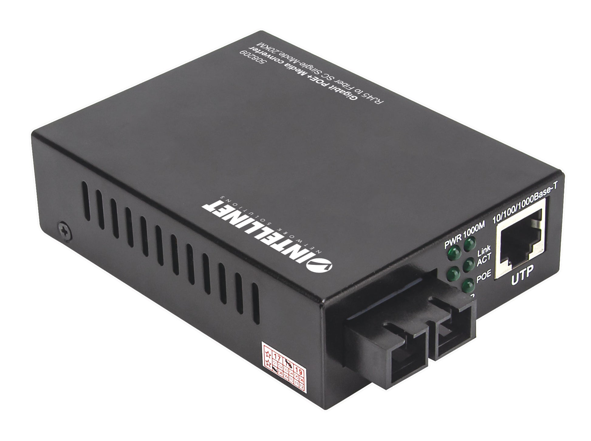 Gigabit PoE+ Media Converter Image 3