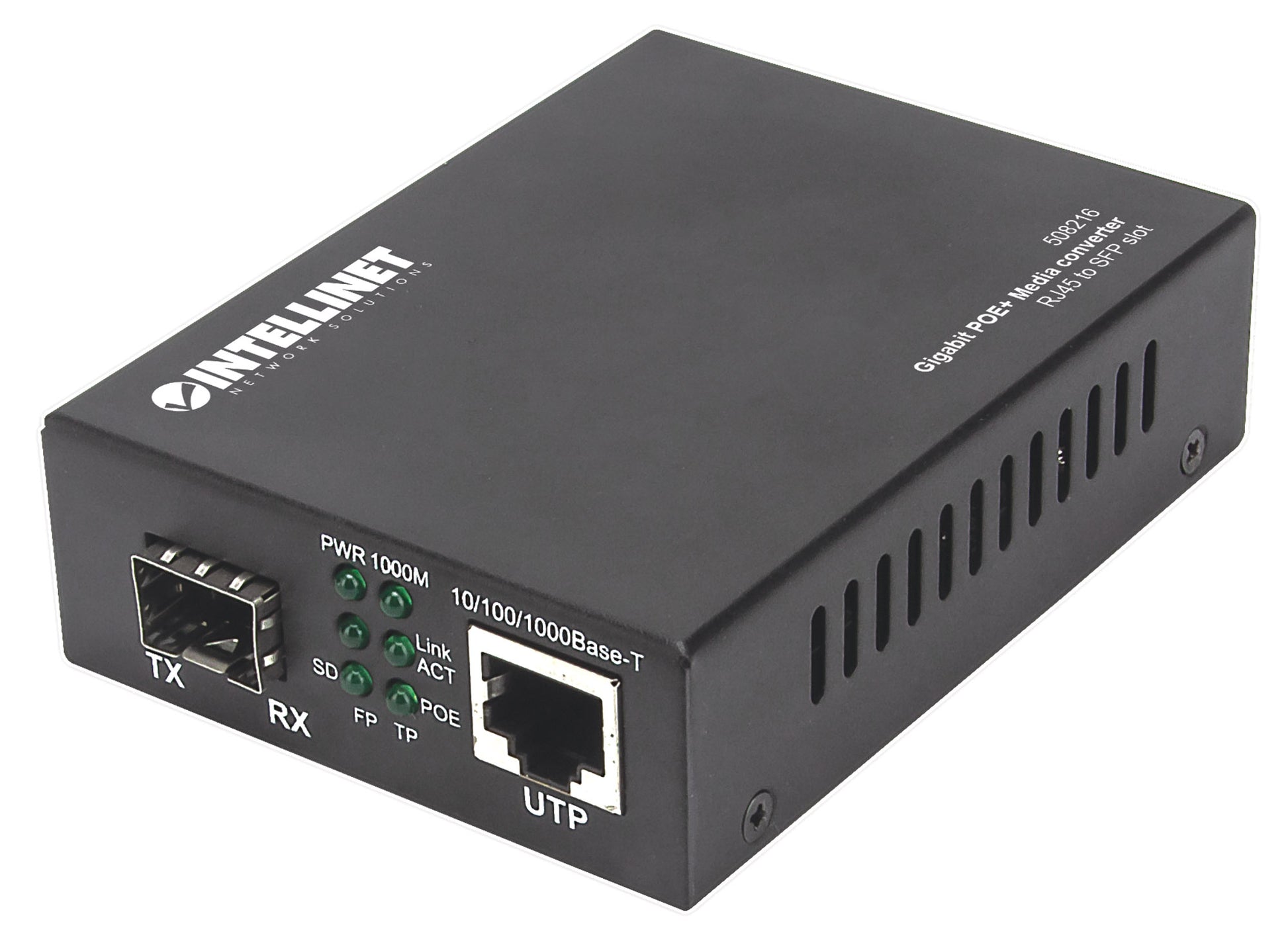 Gigabit PoE+ Media Converter Image 1