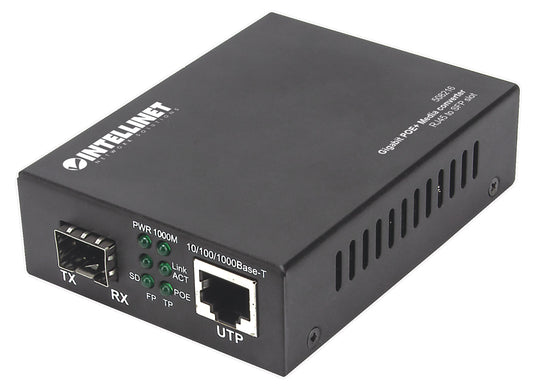 Gigabit PoE+ Media Converter Image 1
