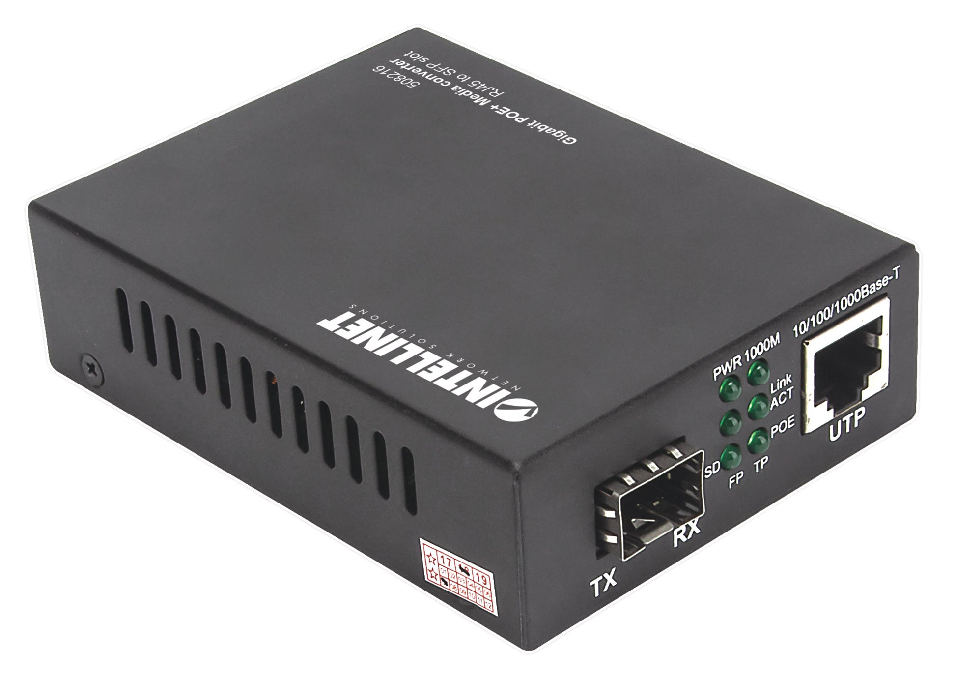 Gigabit PoE+ Media Converter Image 3