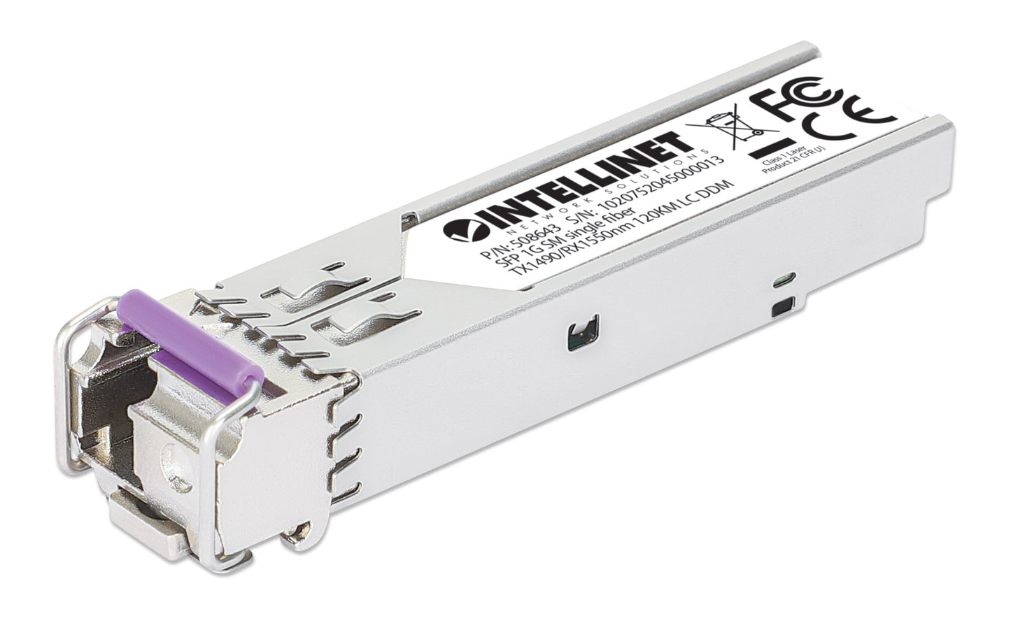 Gigabit Fiber WDM Bi-Directional SFP Optical Transceiver Module Image 1