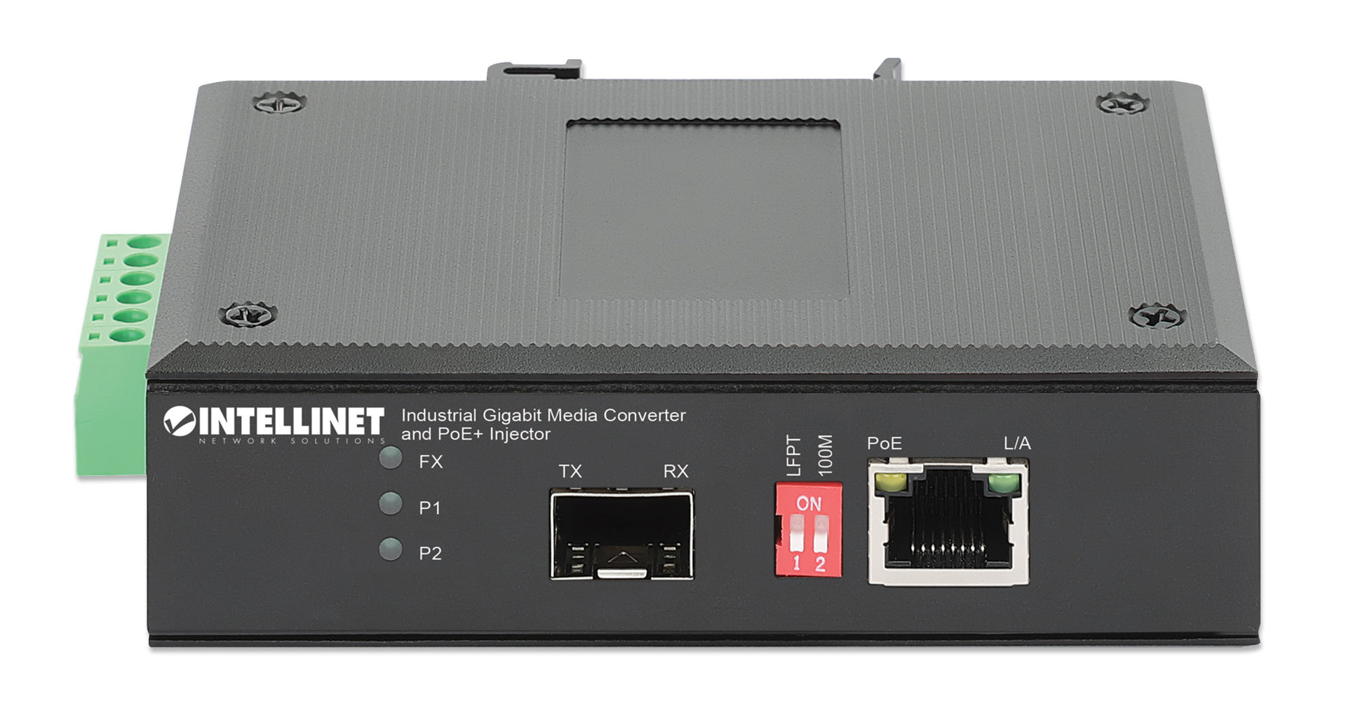 Industrial Gigabit Media Converter and PoE+ Injector 30W Image 5