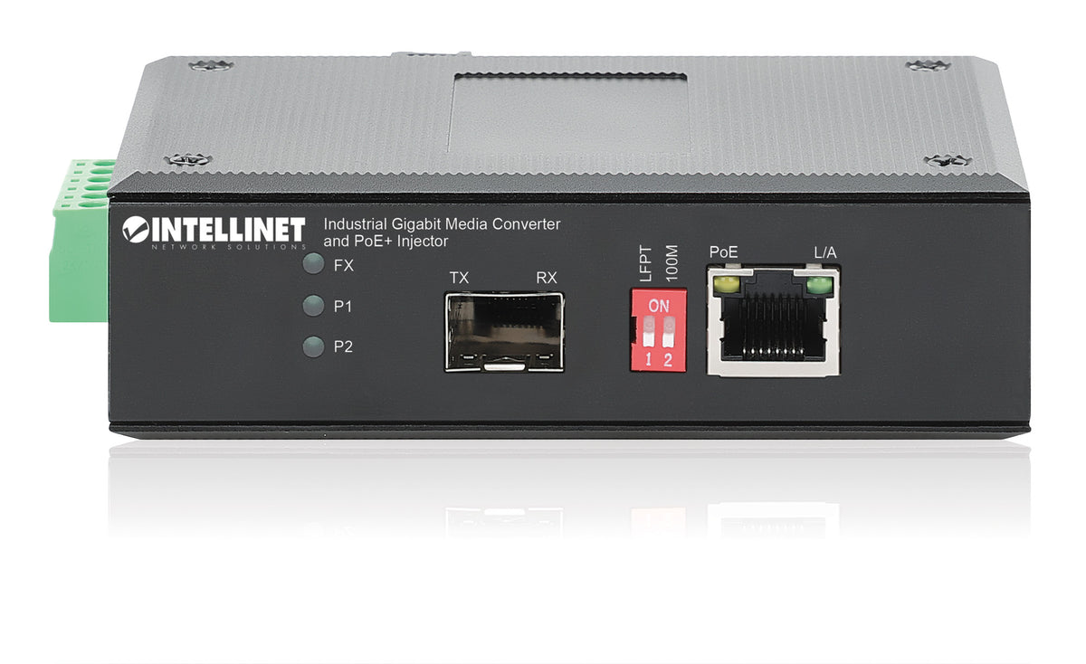 Industrial Gigabit Media Converter and PoE+ Injector 30W Image 7