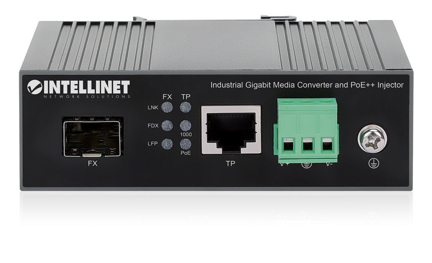 Industrial Gigabit Media Converter and PoE++ Injector 90W Image 7