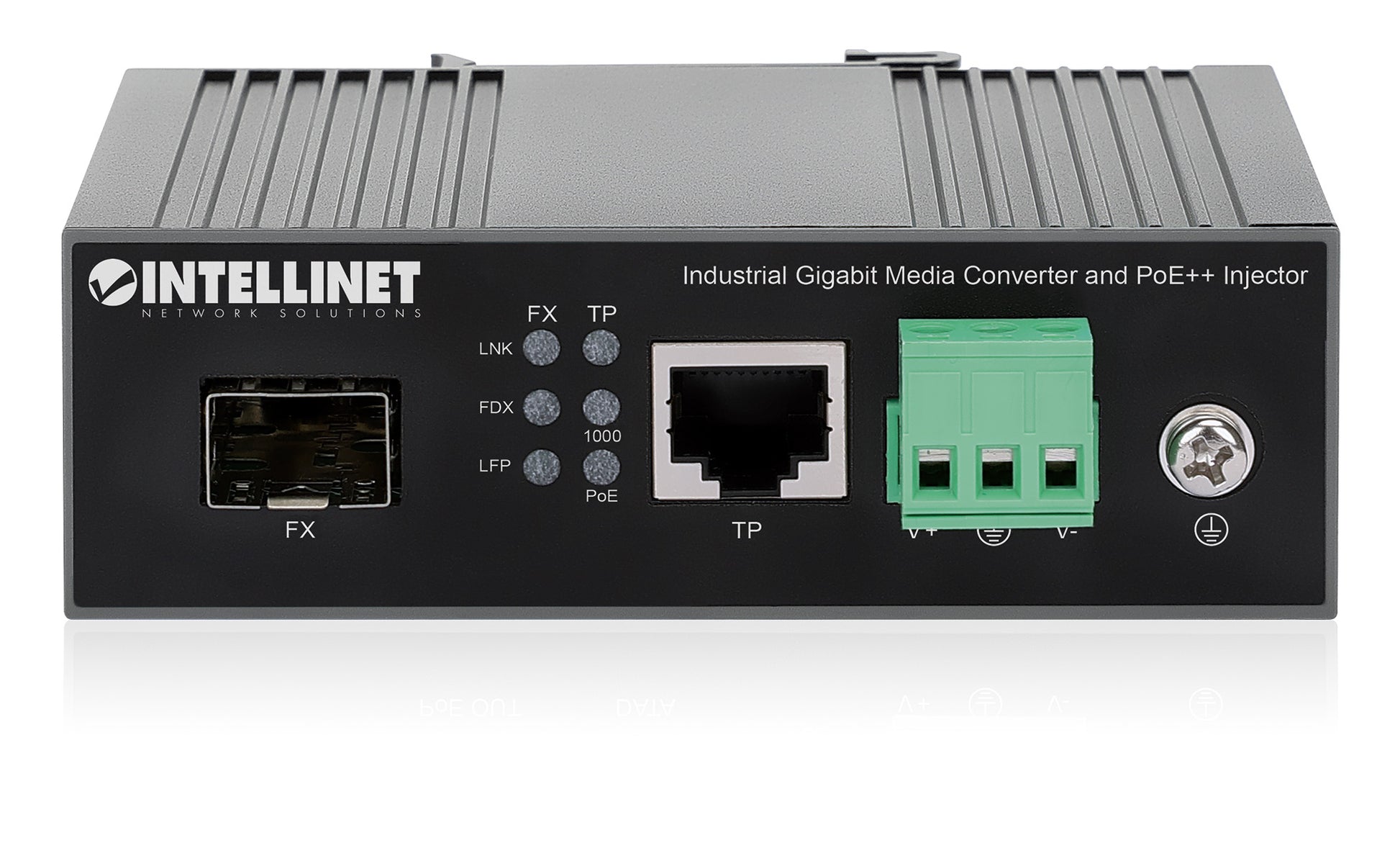 Industrial Gigabit Media Converter and PoE++ Injector 90W Image 7