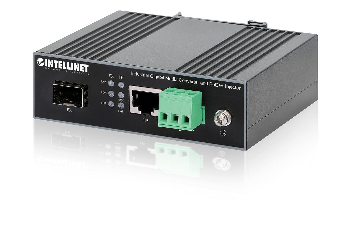 Industrial Gigabit Media Converter and PoE++ Injector 90W Image 9