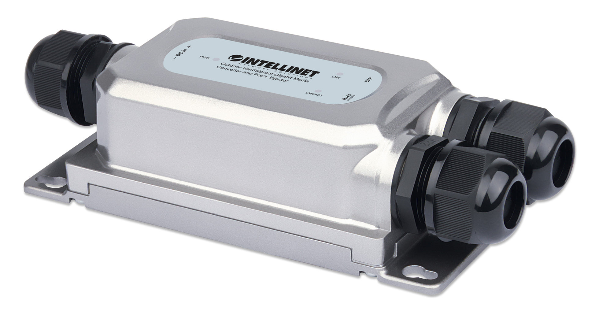 Outdoor Vandalproof Gigabit Media Converter and PoE+ Injector 30W Image 3