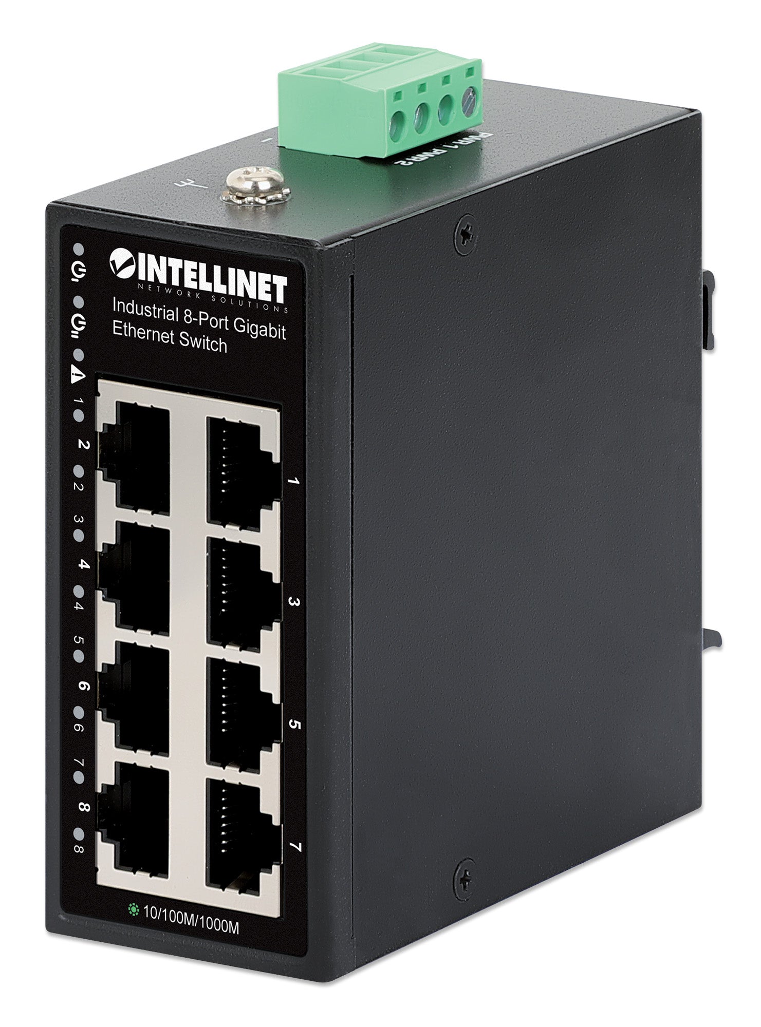 Industrial 8-Port Gigabit Ethernet Switch Image 1