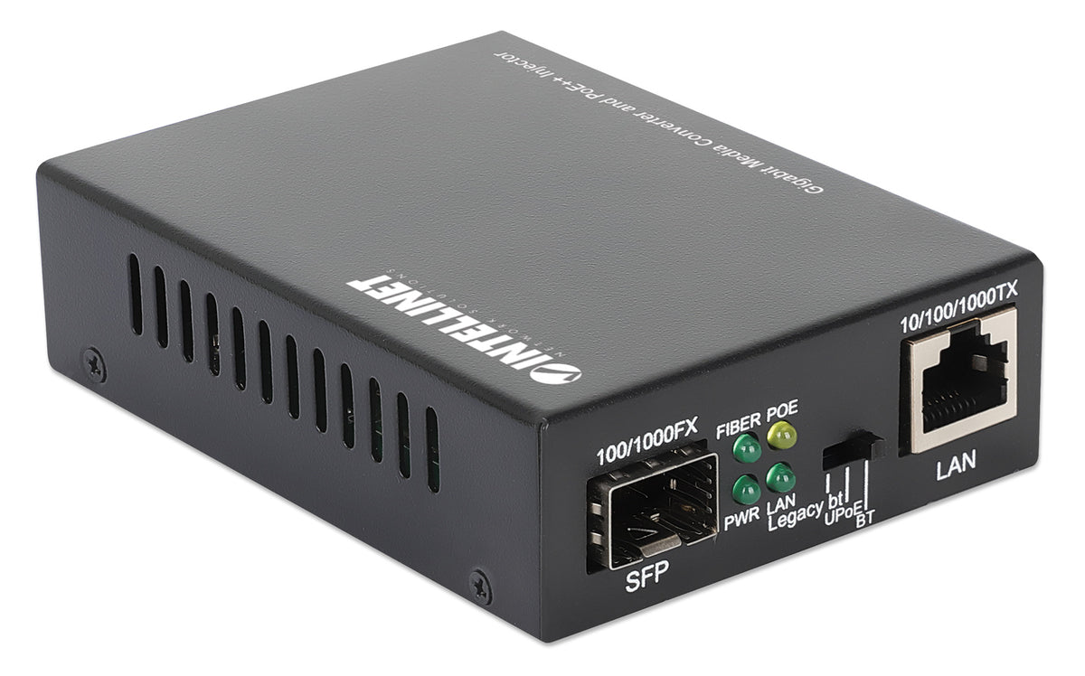 Gigabit Media Converter and PoE++ Injector 90W Image 2