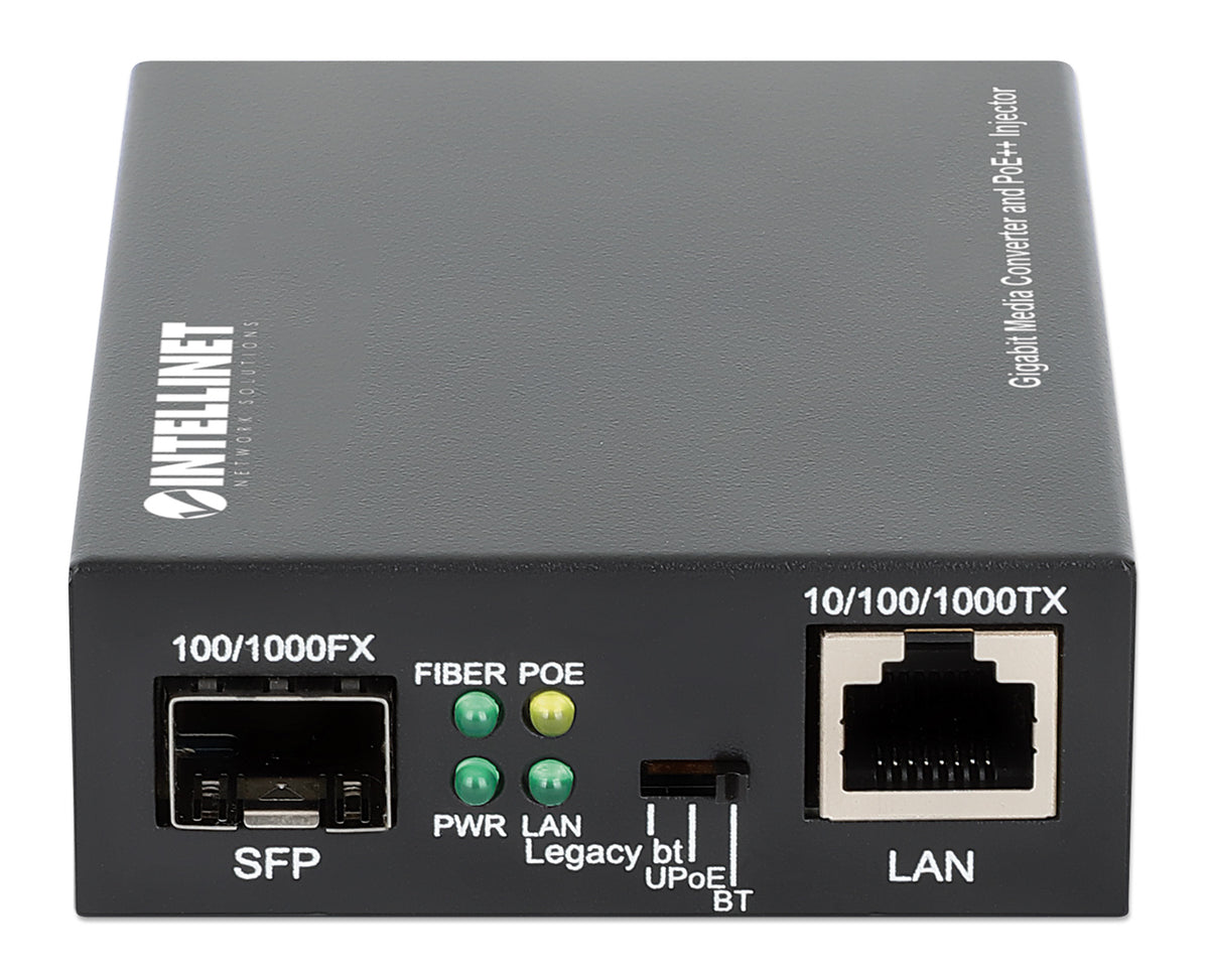 Gigabit Media Converter and PoE++ Injector 90W Image 3