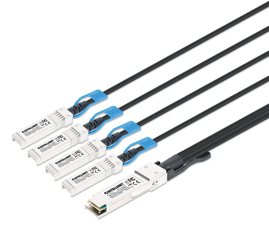 100G QSFP28 to 4 x 25G SFP28 Passive DAC Breakout Cable, 3 ft. Image 1